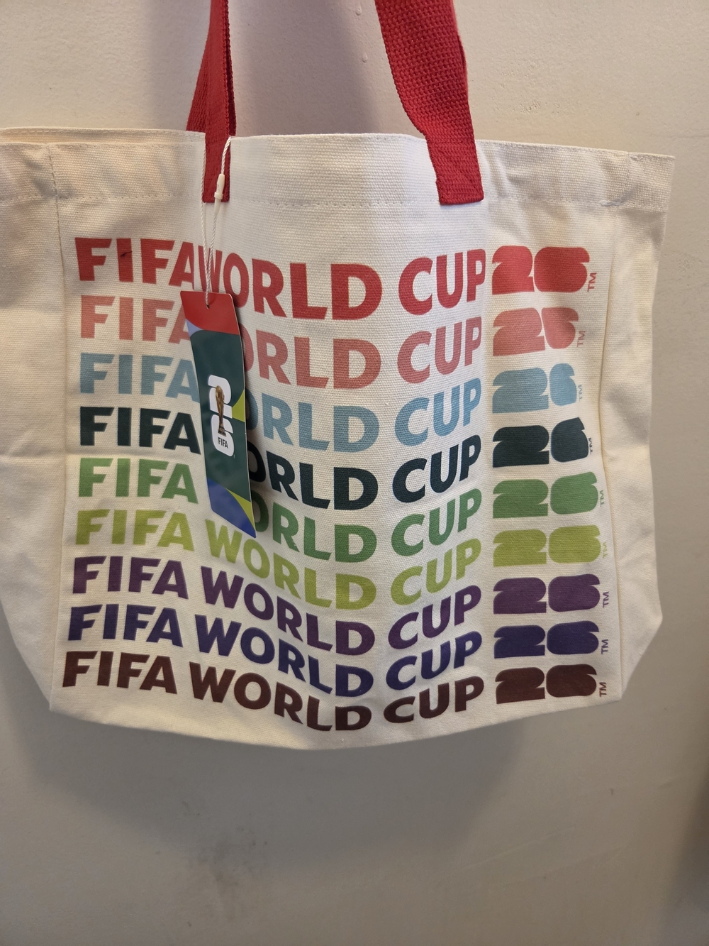 FIFA World Cup Multicolor Canvas Tote Bag